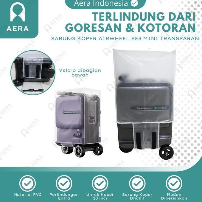 Sarung Cover Koper Airwheel Elektrik Transparan SE3 Mini