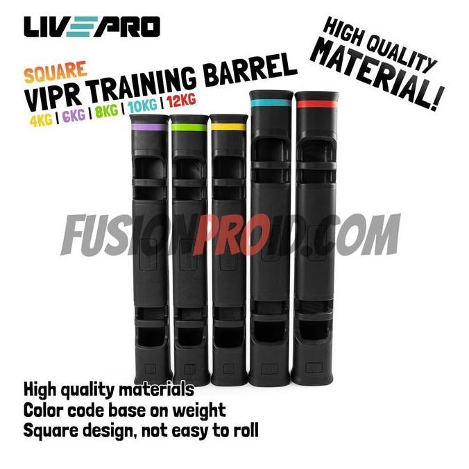 Livepro Vipr Square Fitness Trainer Tpr Training Barrel Power Barbell Viper Import