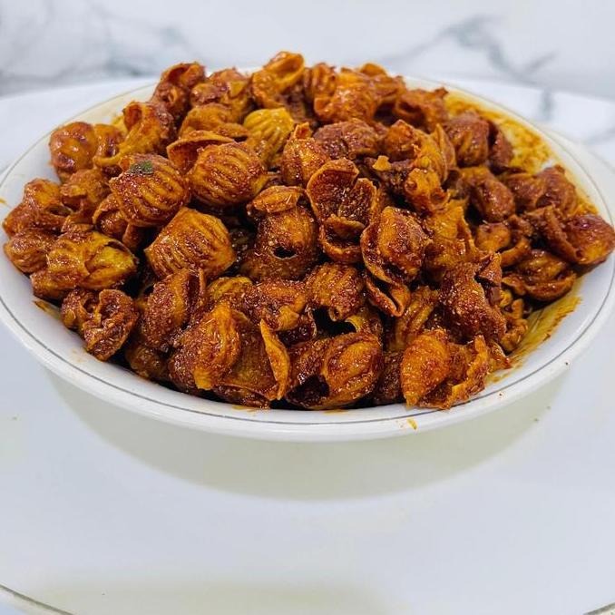 KERANG NIKMAT 250gr GURIH DAN RENYAH Cemilan Pedas Vegetarian Lychee Food  Makanan Kering Asin Food 