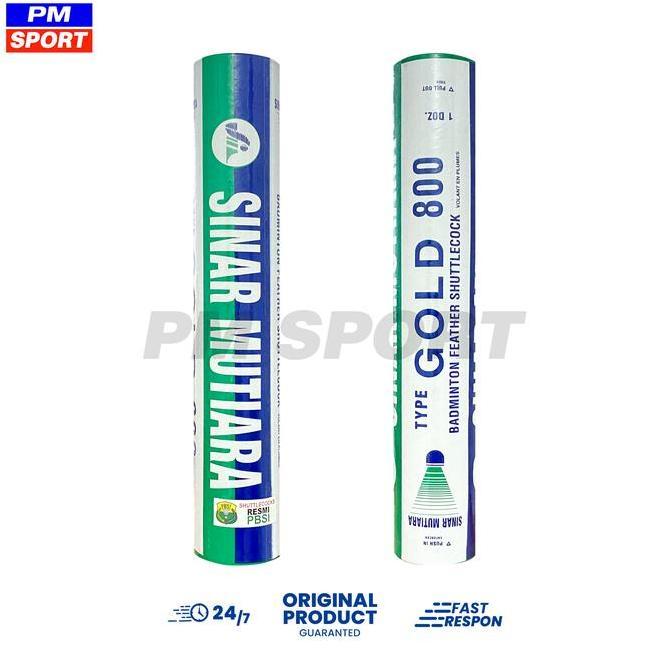 Shuttlecock Kok Cock Badminton/ Bulutangkis Kok Sinar Mutiara Gold 800 Original