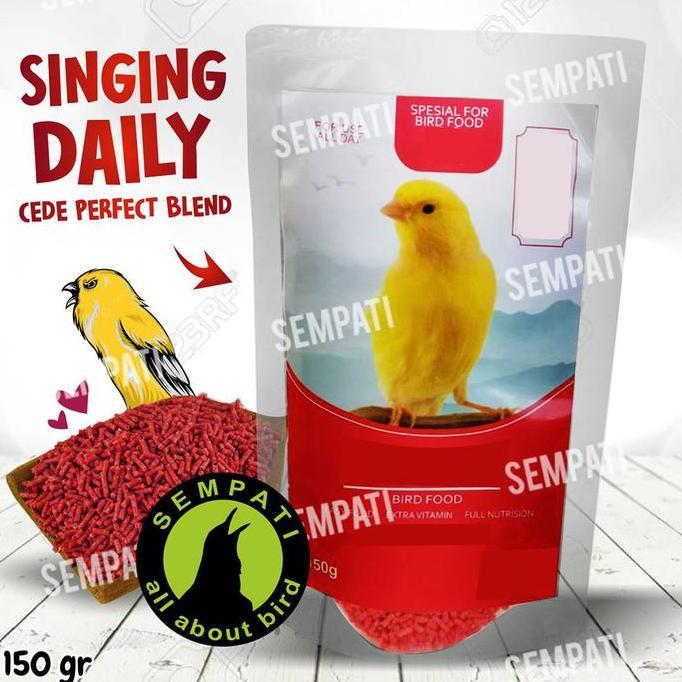 SEMPATI CEDE RED FOOD PROBIRD PAKAN IMPORT MAKANAN BURUNG KENARI FINCH PLECI GELATIK VOER PELET MERA