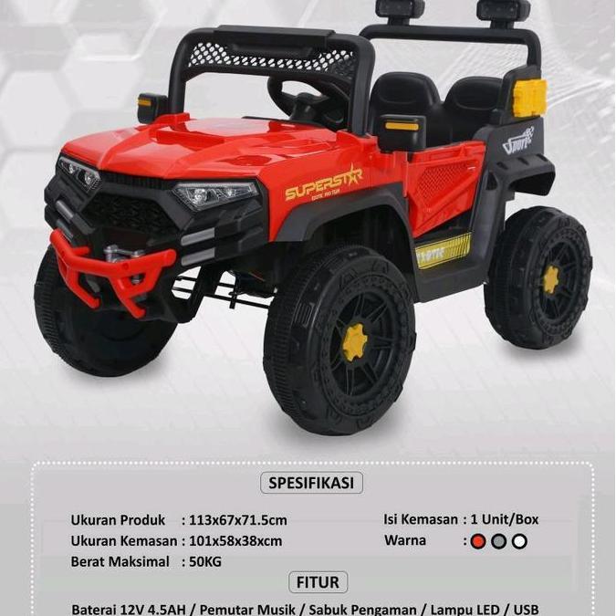 Promo Mainan Anak Mobil Aki Anak Exotic Ejp7707 7707 Ejp-7707