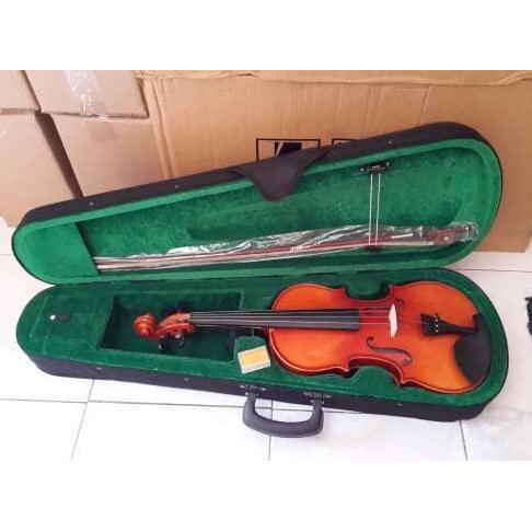 Biola vienna violin 4/4 solid original lengkap