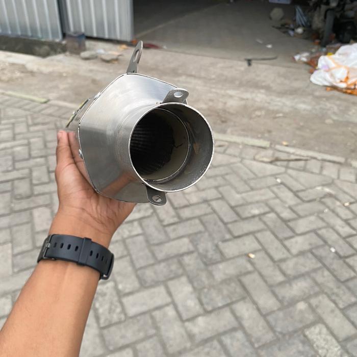 Knalpot Silincer Dpj Original Type Kapsul Segi Enam Inlet 50Inc Motorcycle Original Dan Terpercaya