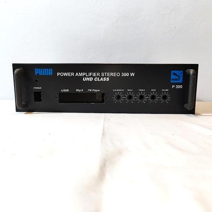P300 P 300 BOX BOK POWER AMPLI FIER AMPLIFIER USB MP3 BLUETOOTH SUBWOOFER  BESI PANJANG 37CM LEBAR 1