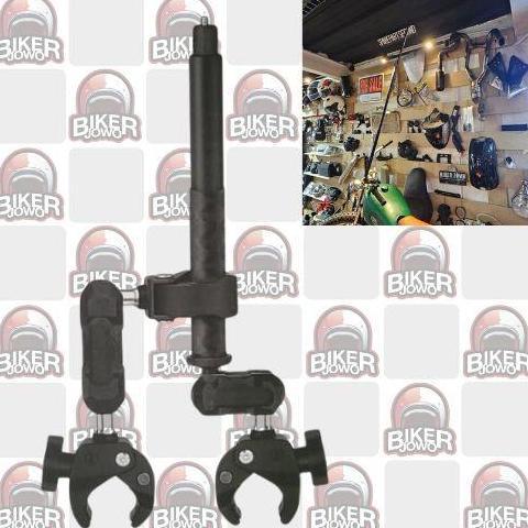 Promo Osopro Bracket Motor Insta 360 Motorcyle Holder Tongsis Clamp Insta360
