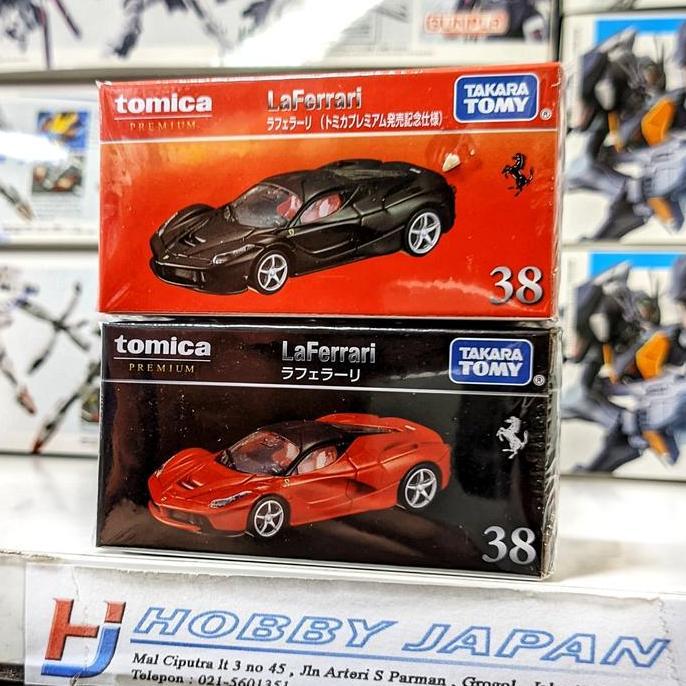 moqeelcuan / Tomica Premium 38 LaFerrari Black & Red Diskon