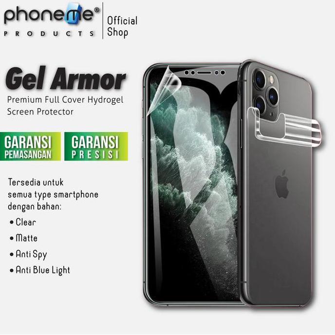 PHONEME GEL ARMOR FOR SAMSUNG M14 - HYDROGEL CLEAR MATTE