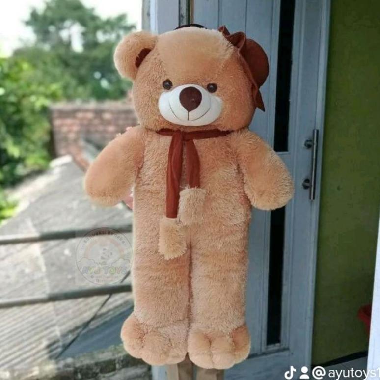 Diskon [ Cod ]Boneka Beruang Tedy Bear Jumbo Ukuran 1,2 Meter