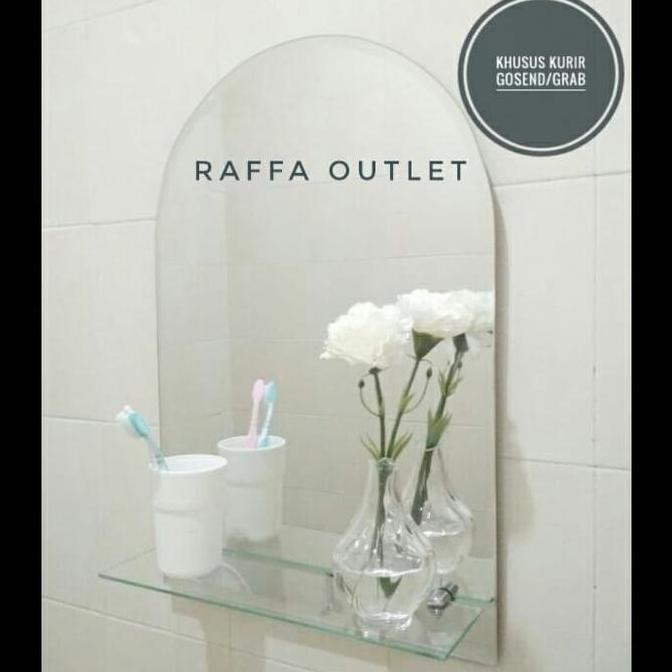CERMIN KAMAR MANDI/KACA KAMAR MANDI OVAL