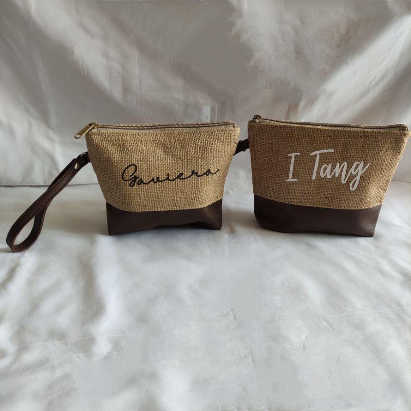 Tas Pouch Goni Pouch Jute Bag / Simple Shaped Jute Bag