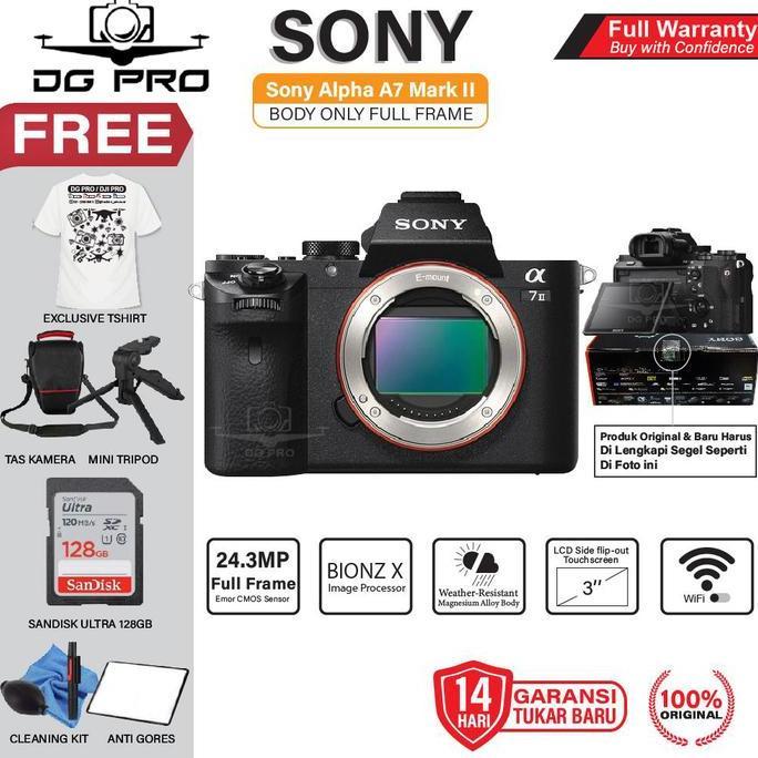 SONY A7II BODY ONLY / SONY A7 MARK II BO / SONY ALPHA A7 II RESMI