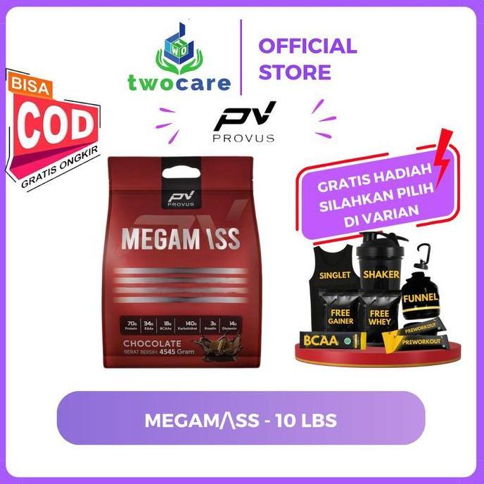Provus Megamass Mega Mass Gainer 10 Lbs Susu Weight Gain 10Lb