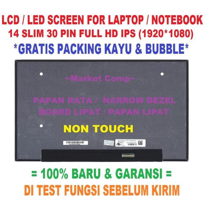 Layar Lcd Led Screen Asus Zenbook 14 Ux433Flc Ux433Fac Ux433Fa Ux433Fn