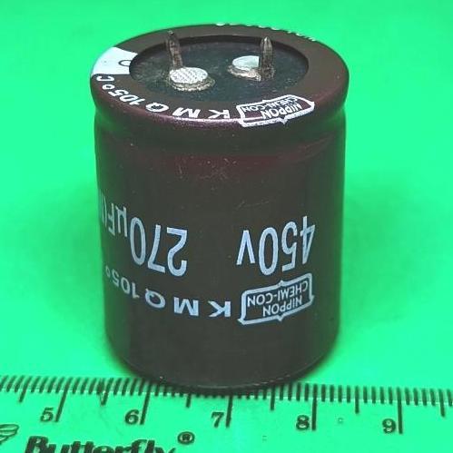 ELCO 270UF 400V NIPPON CHEMICON PENGGANTI 220UF 400V TKEDRO