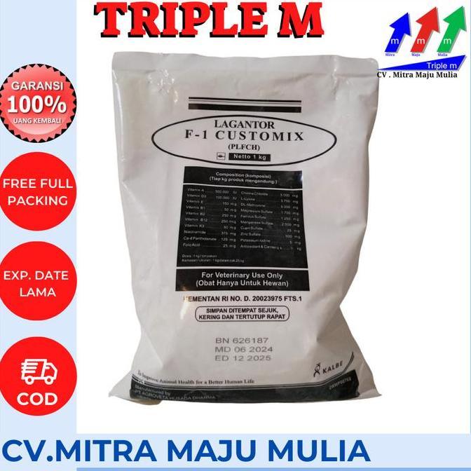 LAGANTOR F1 CUSTOMIX 1 Kg - Premix Sapi Kambing Kelinci