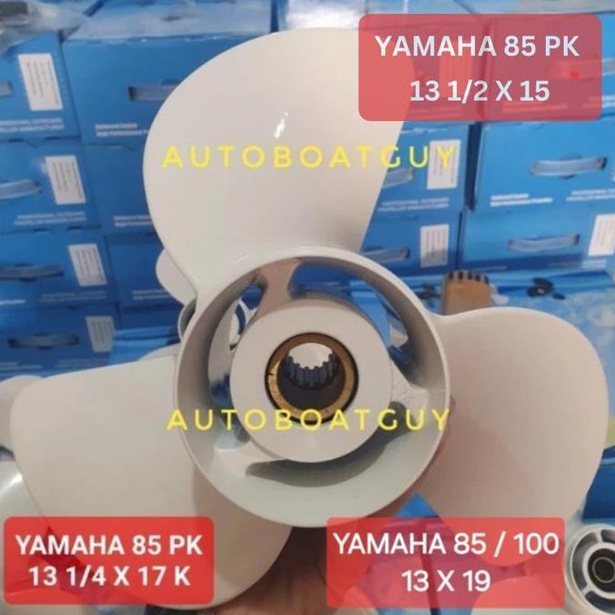 Propeller Yamaha 85 100 115 PK / HP / Baling / Kipas Mesin Tempel