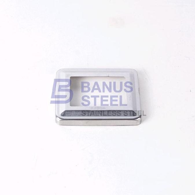 Ring hollow stainless 304 4 cm x 6 cm / 40 x 60 mm penutup pipa kotak
