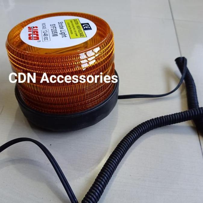 Lampu Strobo Sifco SYF205M/Lampu Rotary Sifco Magnet 12v-48v DC