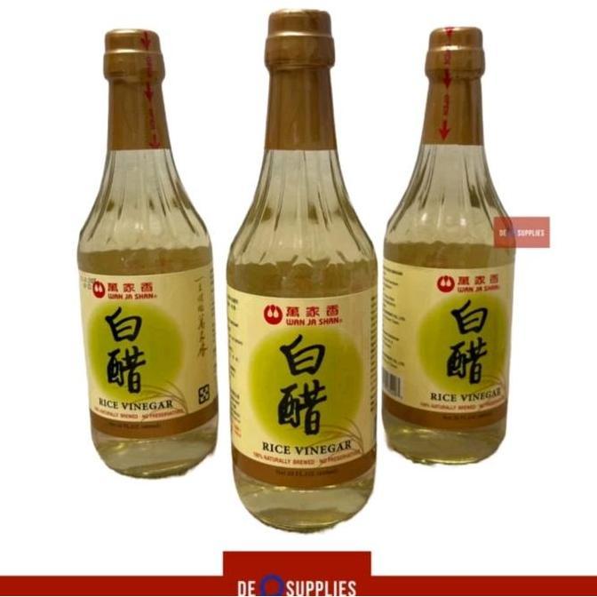 Wan Ja Shan Rice Vinegar 600ml - Cuka Makan / Beras Wanjashan Premium