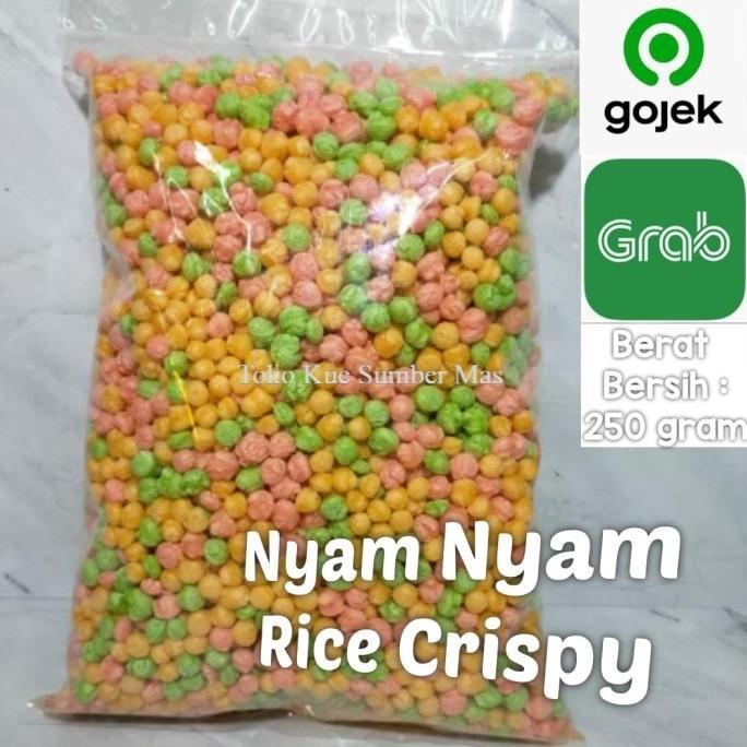 Nyam nyam Rice Crispy Kiloan Murah 250 Gram I NYAMNYAM / RICE  CRISPY