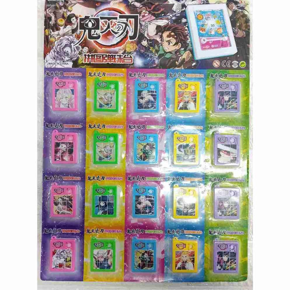 favorit grosir 20 pcs mainan puzzle geser / puzzle geser karakter slide puzzle & pinball