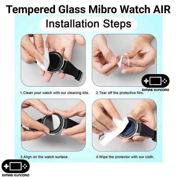 Tempered Glass Mibro Watch AIR anti gores screen guard lcd mibro watch air
