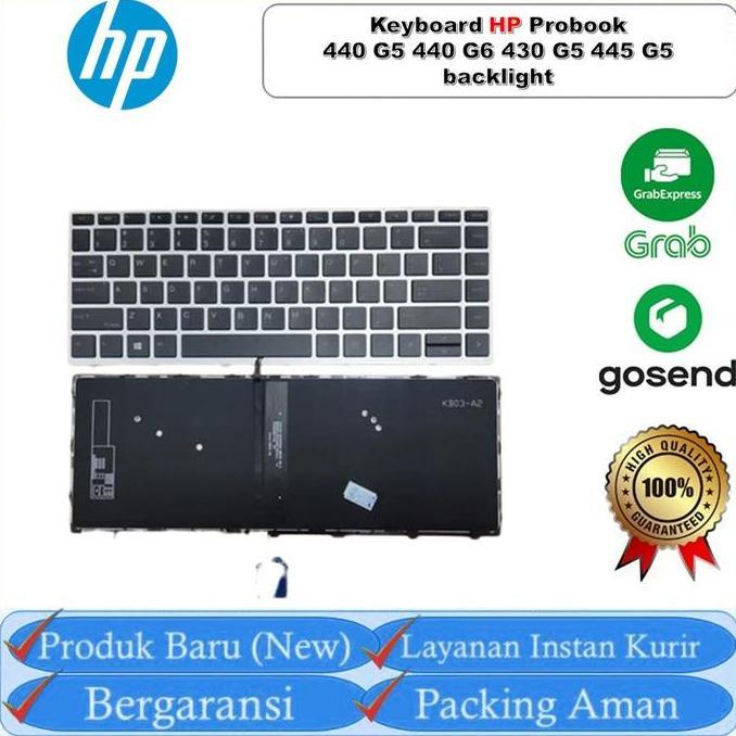 Keyboard Hp Probook 440 G5 440 G6 430 G5 445 G5 Backlight