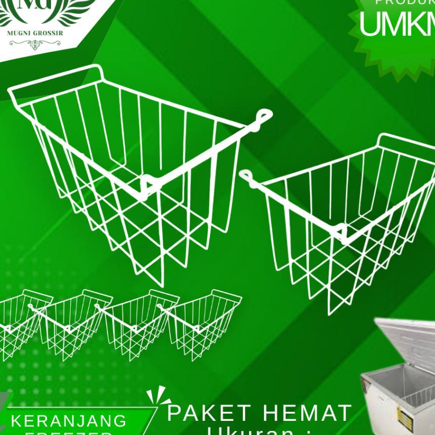 Paket Hemat Keranjang Freezer Gea 100 L Dan 200 L / Keranjang Freezer Gea