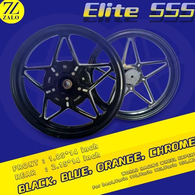 Terlaris Tersedia Velg Ring 14 , Racing Velek For Honda Beat / Scoopy / Vario 110 125 150/ Mio Sport