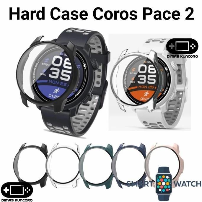 Hard Case Coros Pace 2 cover casing tempered glass anti gores antigores mika shell coros pace 2