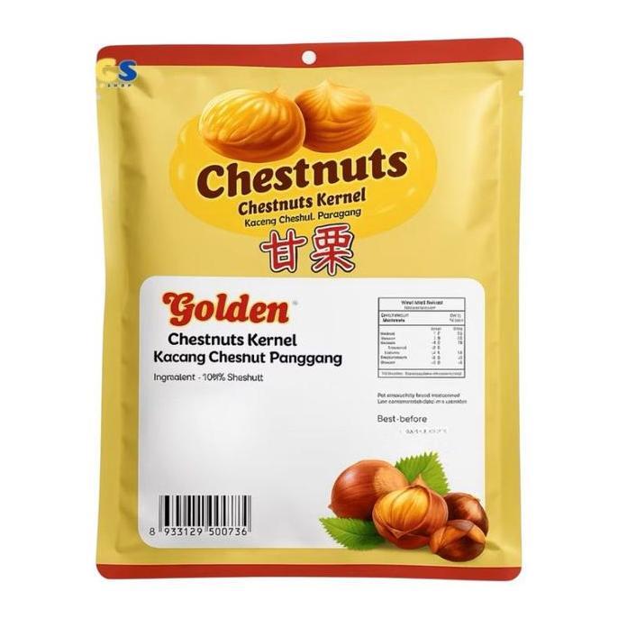 Golden Chestnuts Kernel / Golden Kacang Chesnut Panggang / Kacang Chestnut Golden