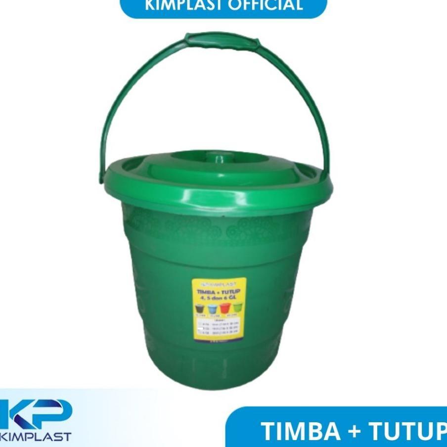 Kimplast Timba + Tutup 6 Gl/ Ember/ Timba Sedang/ Timba Air/ Wadah Air