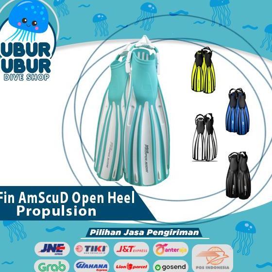 Fin Amscud Open Heel Propulsion - Fin Diving/Snorkling
