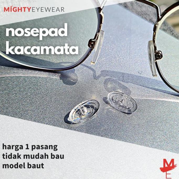 Nosepad Baut Silicone Bantalan Hidung Kacamata nosepad 1 pasang