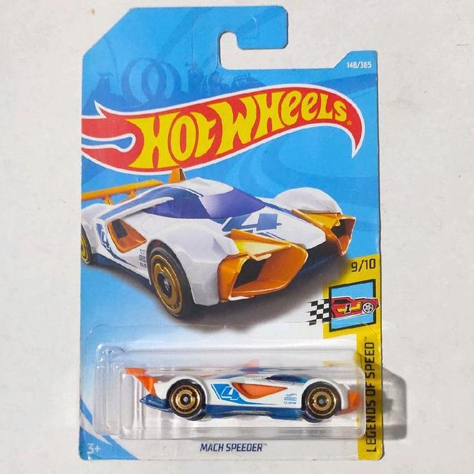 HOTWHEELS HOT WHEELS MACH SPEEDER PUTIH 2018 LEGENDS OF SPEED RARE FUN99