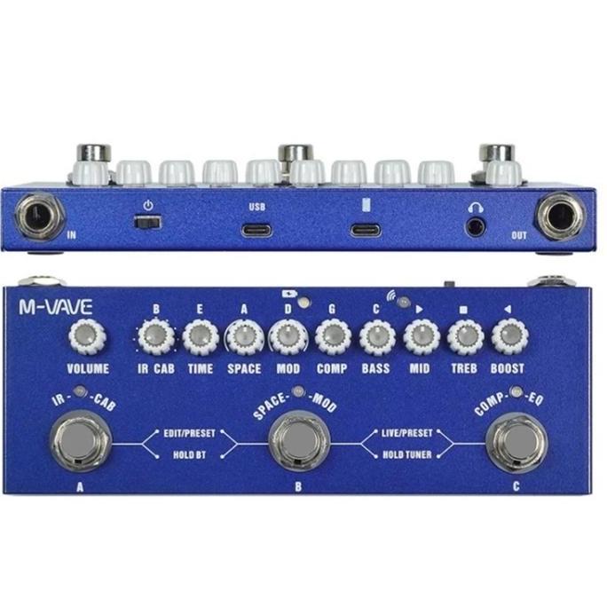 Promo M-Vave Cube Baby Bass For Bass Efek Gitar Bass