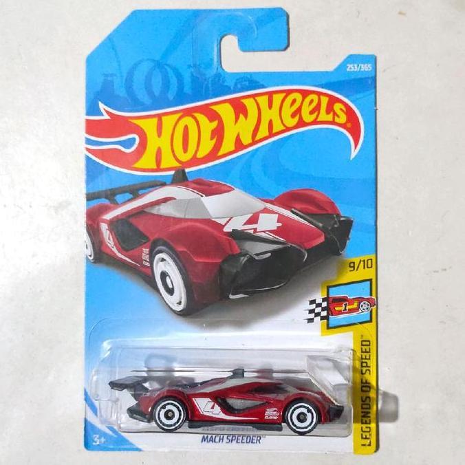 HOTWHEELS HOT WHEELS MACH SPEEDER MERAH 2018 LEGENDS OF SPEED RARE FUN99
