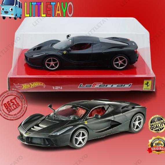 HOTWHEELS FERRARI LaFERRARI LA FERRARI HITAM skala 24 SPORT CAR