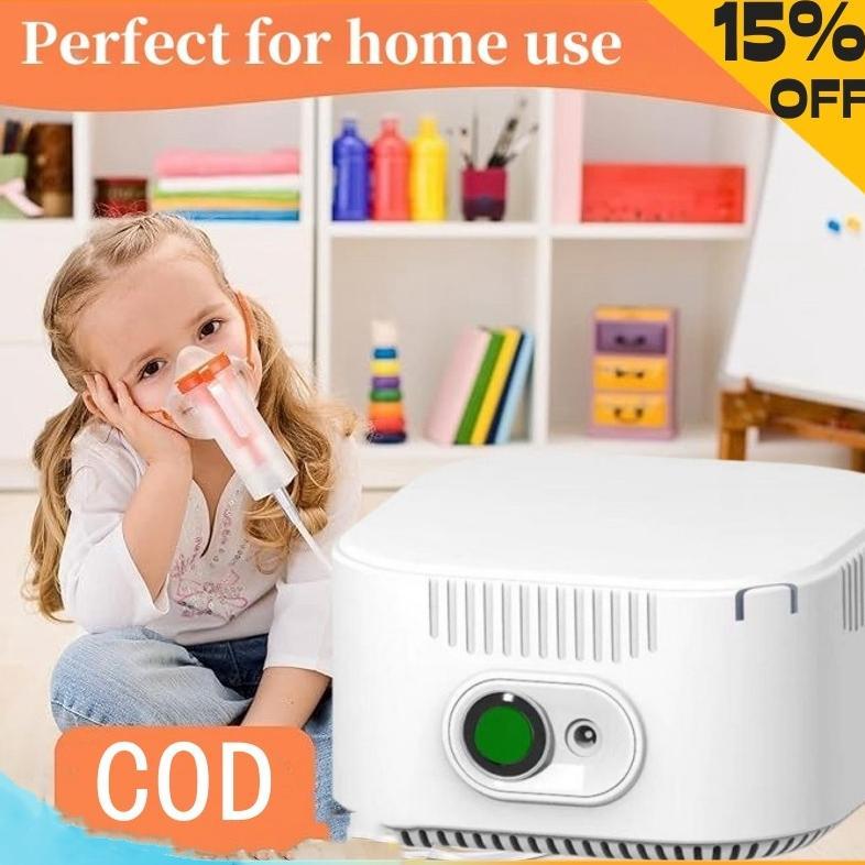 Compressor Alat Nebulizer Anak Inhaler Asma Bayi Batuk Pilek Pernafasan Bronkitis Nebul Terapi Alat 