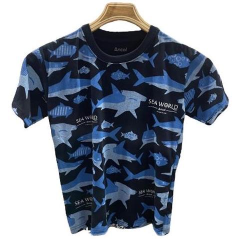 ANCOL BAJU KAOS ANAK SEAWORLD NAVY | Official Merchandise Fashion