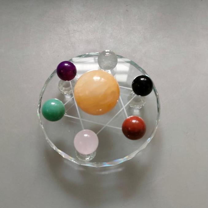 """] feng shui bola kristal formasi 7 bintang ukuran besar qi xing chen