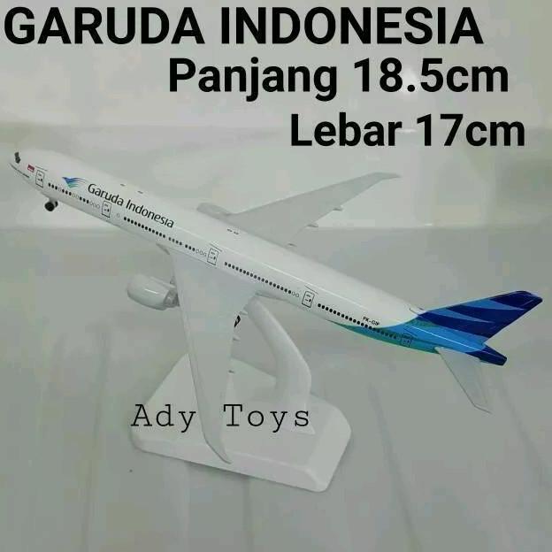 retnokosvera54 - 20cm pesawat garuda indonesia boeing 777 series plane model b777 a320 a340 a350 a38