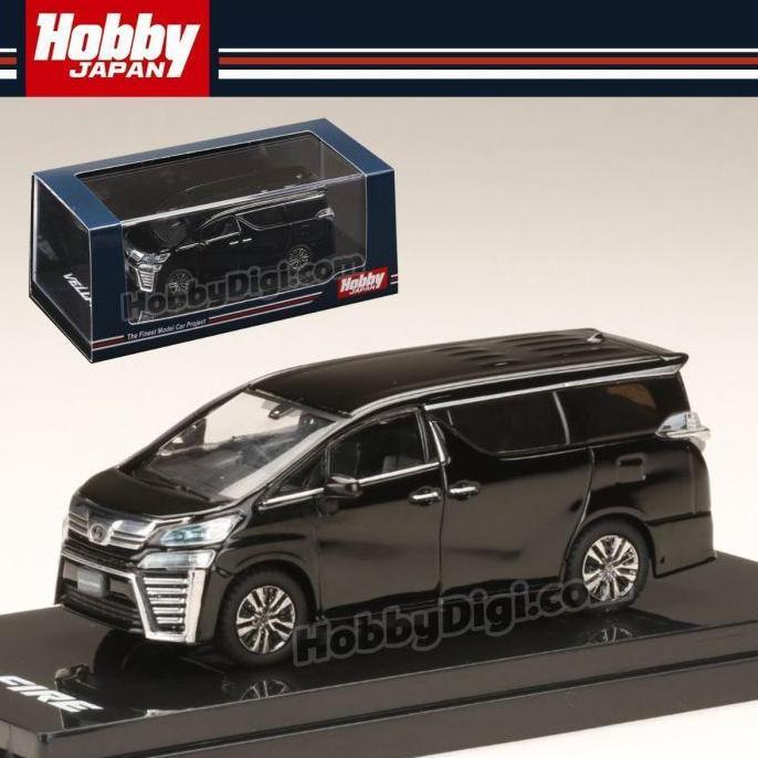 HJ642028BK Hobby Japan Toyota Vellfire Black Diecast Hobbyjapan