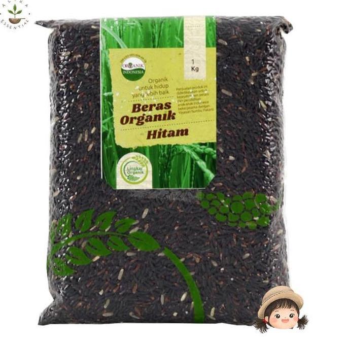 Riso- Lingkar Organik Beras Hitam 1 Kg - Beras Hitam Organik