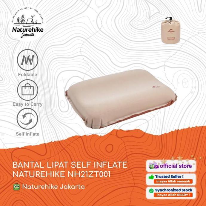 BANTAL LIPAT SELF INFLATE NATUREHIKE NH21ZT001 PORTABLE LIPAT CAMPING