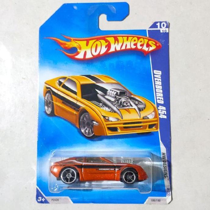 HOTWHEELS HOT WHEELS OVERBORED 454 ORANGE 2009 HW DESIGN RARE FUN99