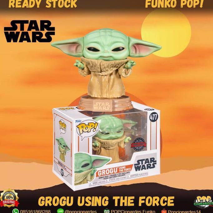Funko POP Star Wars Across The Galaxy - Grogu Using The Force #477