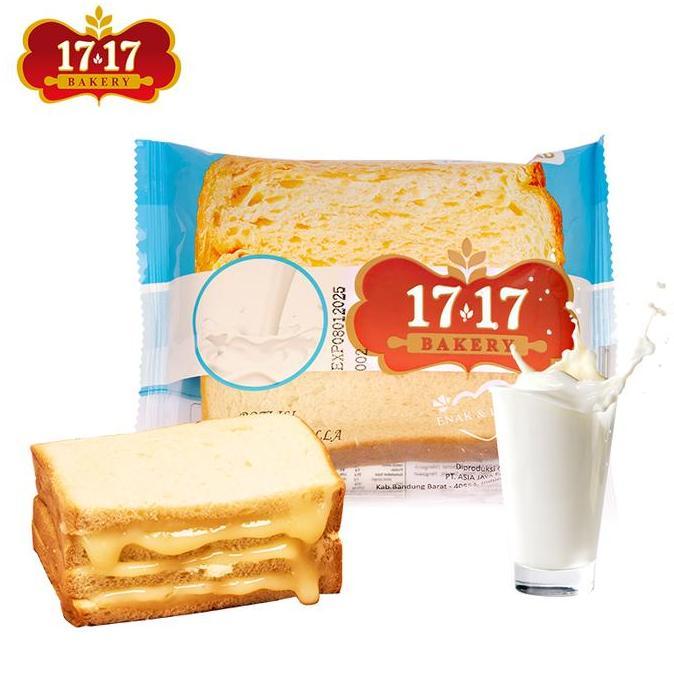 Cibo- 17 17 Bakery Roti Halal Cokelat Keju Strawberry Vanilla Nanas Roti Sweet Chocolate