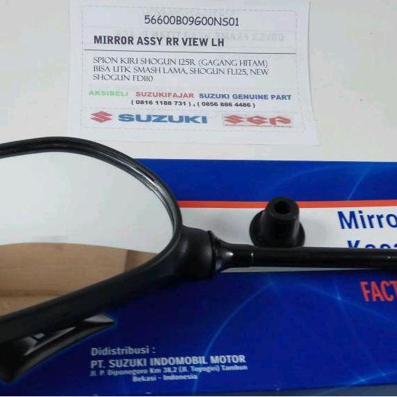 Spion Shogun 125R Kiri Gagang hitam